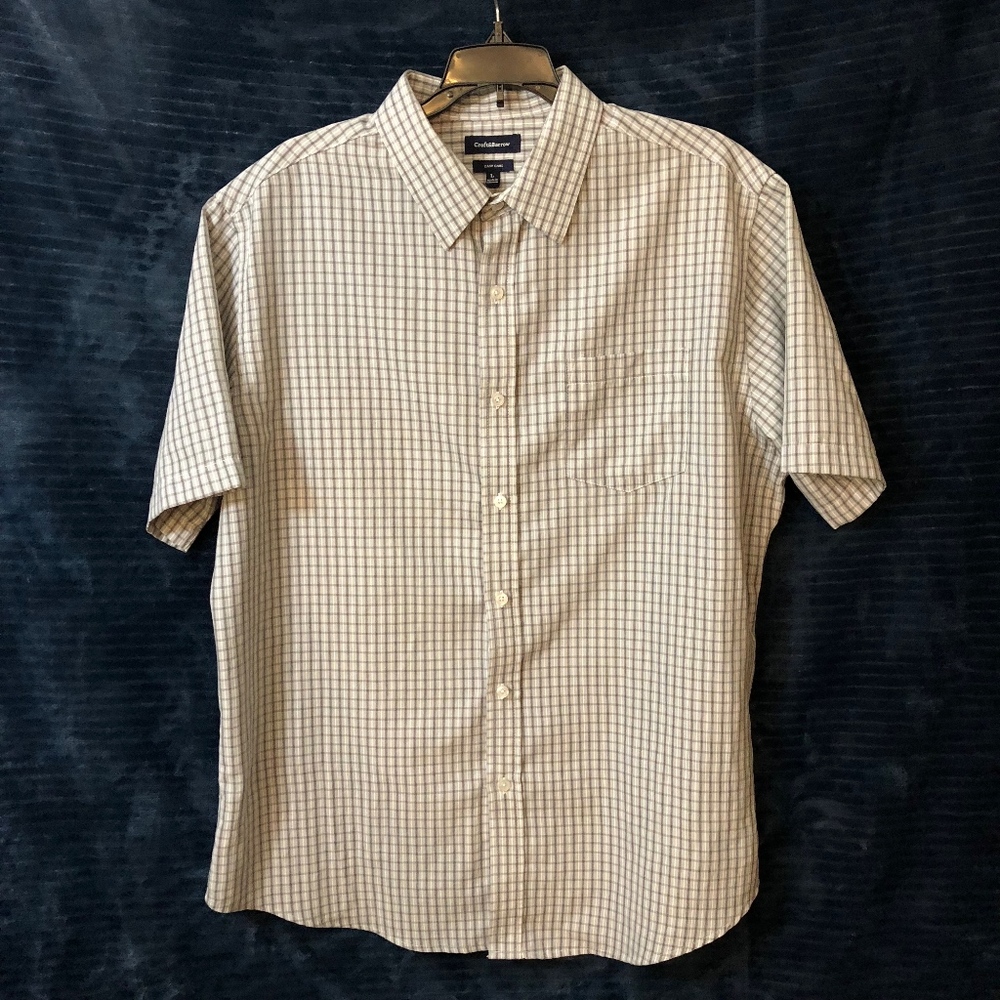 Croft & Barrow Easy Care Button Down Plaid Shirt